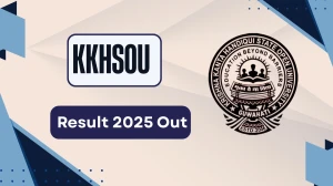 KKHSOU Result 2025 Out at kkhsou.ac.in Direct Link to Download 3rd Semester Result