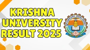 Krishna University Result 2025 Out at kru.ac.in Direct Link to Download 2nd Semester Result