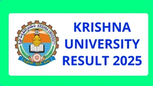 Krishna University Result 2025 Released at kru.ac.in Direct Link to Download 2nd Semester Result