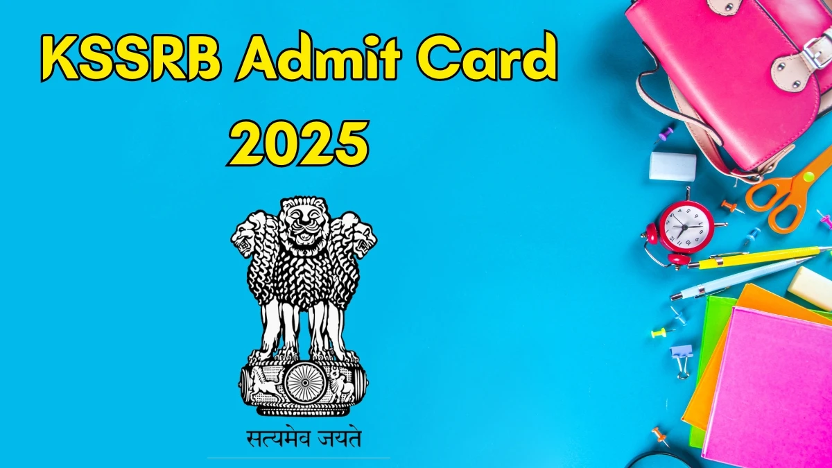 KSSRB Admit Card 2025 OUT dssrbkargil.in Check KSSRB  Hall Ticket Details Here