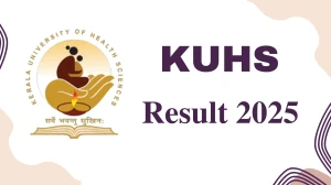 KUHS Result 2025 out at kuhs.ac.in Direct Link to Download Result
