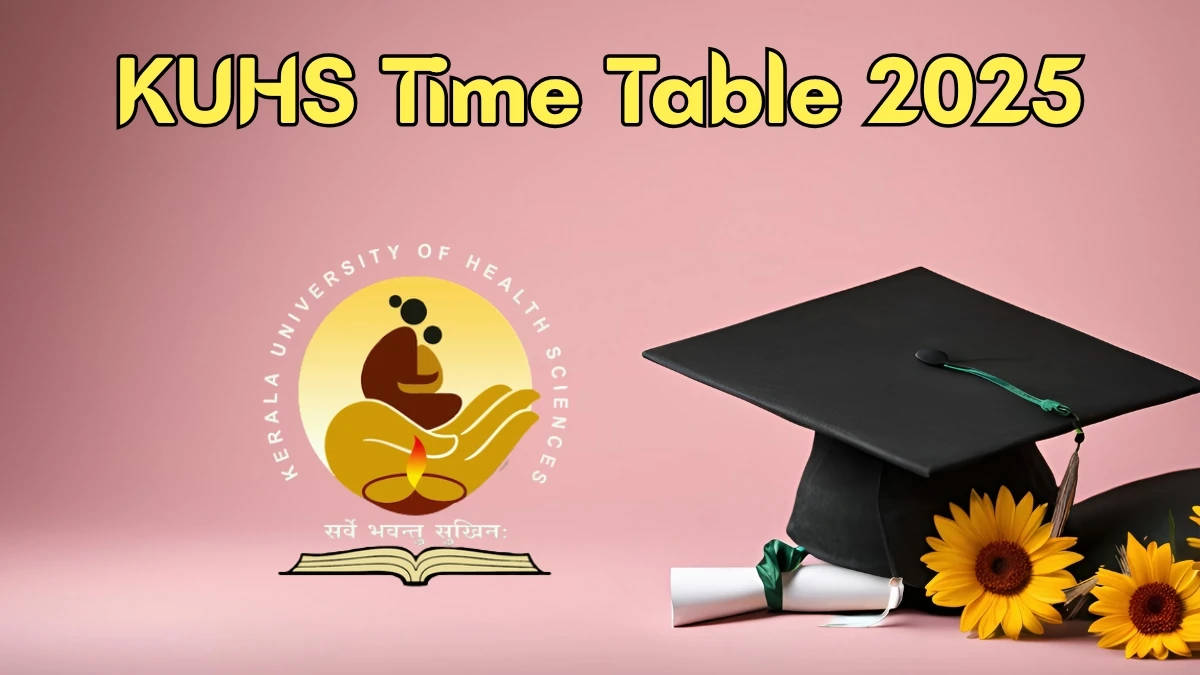 KUHS Time Table 2025 Announced for MBBS and B.Sc @ kuhs.ac.in Details Here