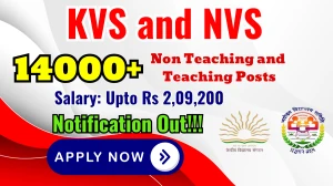 KVS and NVS Teaching and Non Teaching Recruitment 2025 Last Date Extended - Apply Online for 14967 Posts KVS and NVS Teaching and Non Teaching Recruitment 2025 Last Date Extended - Apply Online for 14967 Posts