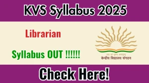 KVS Librarian Syllabus 2025 Out Direct Link to Download Syllabus PDF here KVS Librarian Syllabus 2025 Out Direct Link to Download Syllabus PDF here