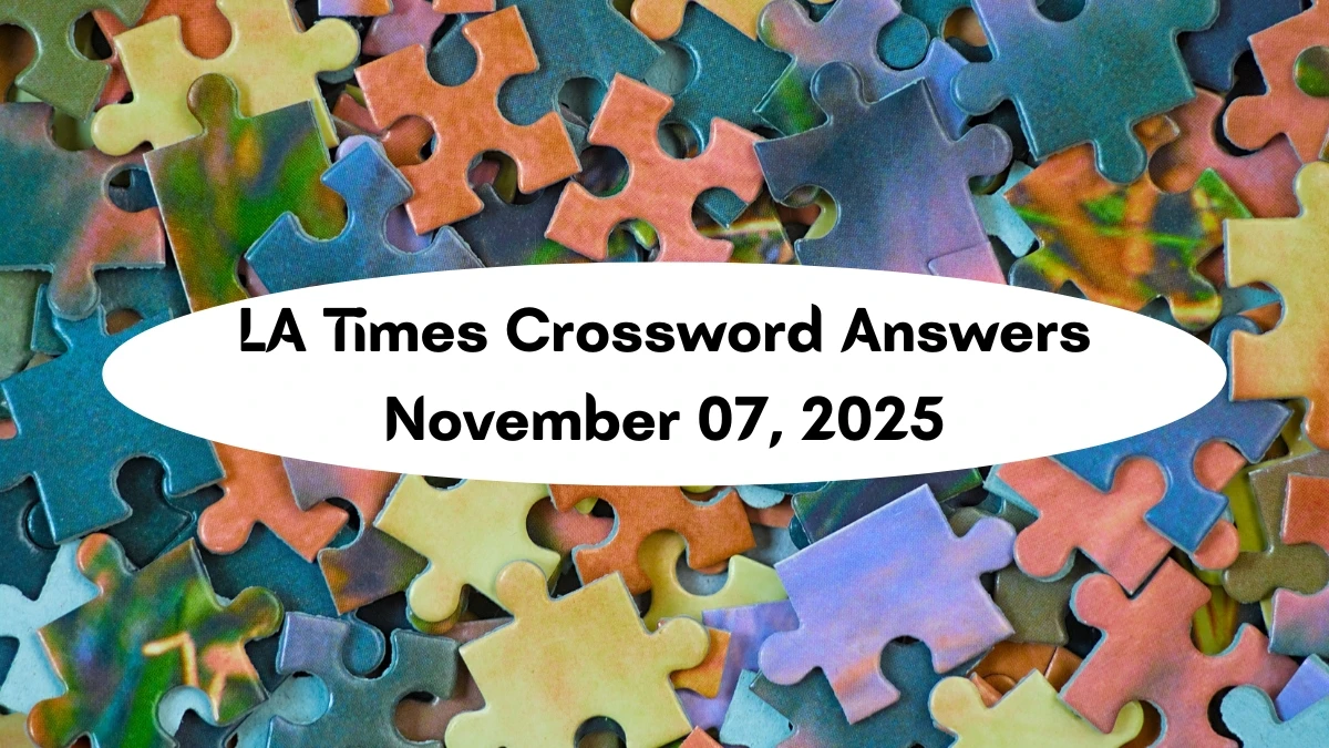 LA Times Crossword Answers 11/07/25
