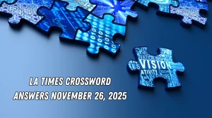 LA Times Crossword Answers 11/26/25