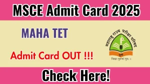 MAHA TET Admit Card 2025 OUT Download Hall Ticket at mahatet.in