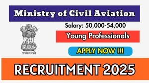 Ministry of Civil Aviation Young Professionals Recruitment 2025 - Apply Offline for 02 Posts Ministry of Civil Aviation Young Professionals Recruitment 2025 - Apply Offline for 02 Posts