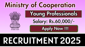 Ministry of Cooperation Young Professionals Recruitment 2025 – Apply Online for 02 Posts