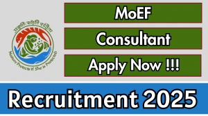 MoEF Consultant Recruitment 2025 - Apply Offline