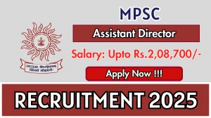 MPSC Assistant Director Recruitment 2025 - Apply Online
