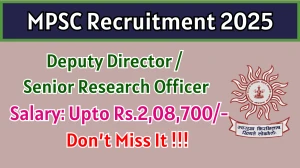 MPSC Recruitment 2025 – Apply Online for 23 Deputy Director / Senior Research Officer Posts