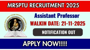 MRSPTU Assistant Professor Recruitment 2025 – Walk in MRSPTU Assistant Professor Recruitment 2025 – Walk in