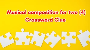 Musical composition for two Crossword Clue Irish Daily Mail Quick 4 letters Answ...