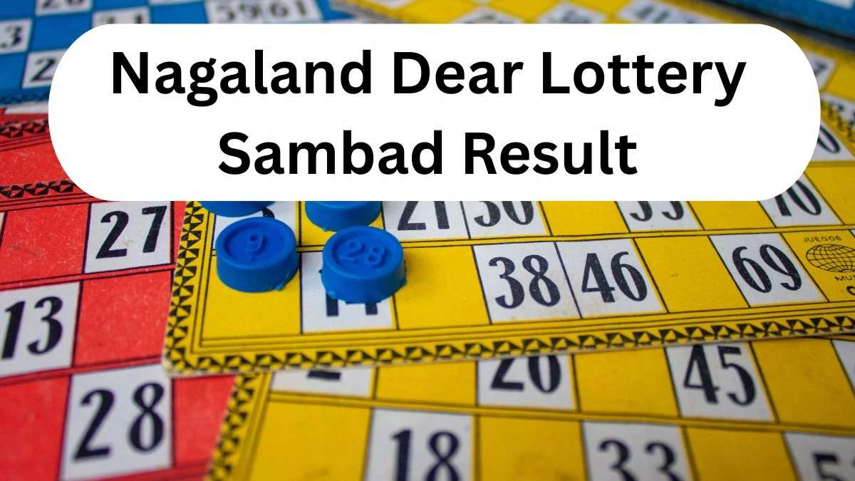 Nagaland Dear Lottery Sambad Result Today 08/11/2025 8 PM OUT: Check all Dear Lucky Saturday Winning Numbers Here