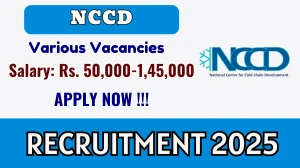 NCCD Recruitment 2025 - Apply Offline for 05 Consultant, Young Professional and More Posts NCCD Recruitment 2025 - Apply Offline for 05 Consultant, Young Professional and More Posts