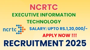 NCRTC Executive Recruitment 2025 – Apply Online