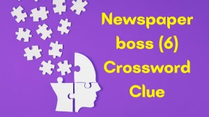 Newspaper boss Crossword Clue Irish Daily Mail Quick 6 letters Answer