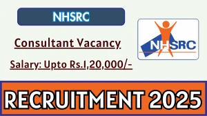 NHSRC Consultant Recruitment 2025 - Apply Online