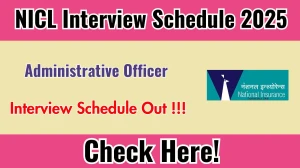 NICL AO Interview Schedule 2025 Released Check Date Details at nationalinsurance.nic.co.in