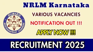 NRLM Karnataka Recruitment 2025 – Apply Online for 10 Office Assistant, DEO and More Posts NRLM Karnataka Recruitment 2025 – Apply Online for 10 Office Assistant, DEO and More Posts