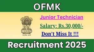 OFMK Junior Technician Recruitment 2025 - Apply Offline for 13 Posts