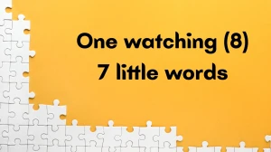 One watching 7 Little Words 8 letters Answer One watching 7 Little Words 8 letters Answer