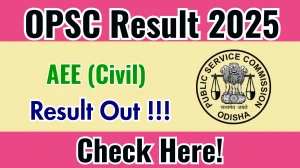 OPSC AEE (Civil) Result 2025 Declared: Download at opsc.gov.in