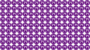 Optical Illusion Eye Test Challenge: Within 7 Seconds Spot The Number 51 and 79 ...