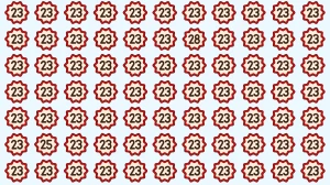 Optical Illusion Eye Test Challenge: Within 8 Seconds Spot The Number 25 and 28 ...