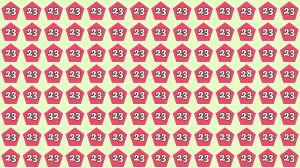 Optical Illusion Eye Test Challenge: Within 8 Seconds Spot The Number 28 and 32 ...