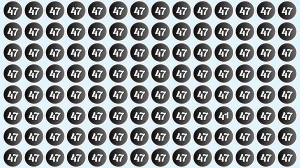 Optical Illusion Find it Out: Within 5 Seconds Spot The Number 41 among 47