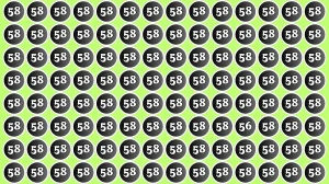 Optical Illusion Find it Out: Within 5 Seconds Spot The Number 56 among 58