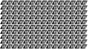 Optical Illusion Find it Out: Within 5 Seconds Spot The Number 85 among 35