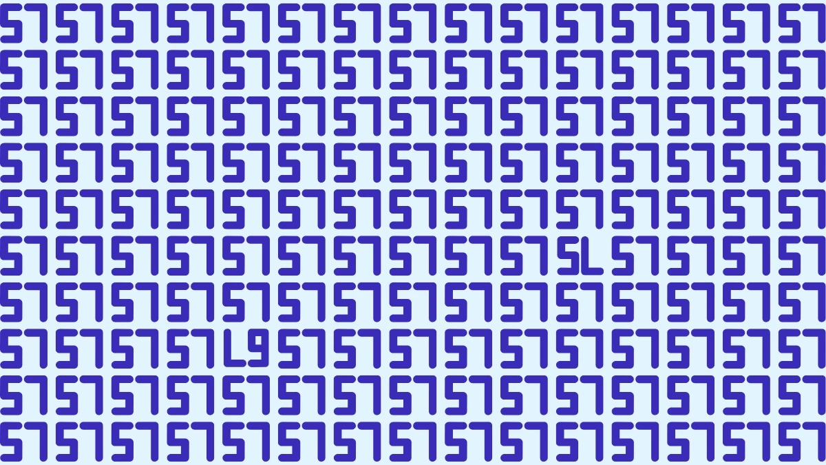 Optical Illusion IQ Test: Are You A Genius? Within 5 Seconds Spot The Inverted 75 and 67 Among 75