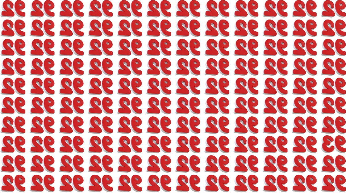 Optical Illusion IQ Test: Are You A Genius? Within 7 Seconds Spot The Inverted 93 among Inverted 92