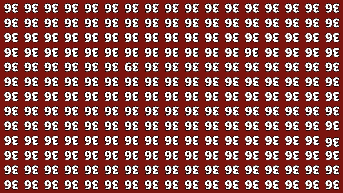 Optical Illusion IQ Test: Are You A Genius? Within 8 Seconds Spot The Inverted 39 among Inverted 36