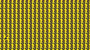 Optical Illusion IQ Test: Can you find another letter in the sea of 'S'?