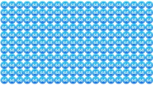 Optical Illusion IQ Test: Can You Find the Number 69 and 63 Among the 68s in 6 S...