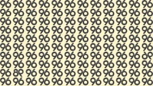 Optical Illusion IQ Test: Can You Spot the 2 Inverted Numbers Among 96s within 1...