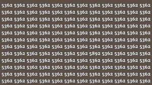 Optical Illusion Puzzle IQ Test: Within 6 Seconds Spot The Number 5892 among 536...