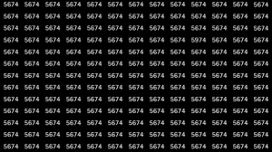 Optical Illusion Puzzle IQ Test: Within 6 Seconds Spot The Number 5974 among 567...