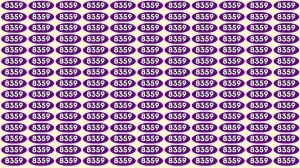 Optical Illusion Puzzle IQ Test: Within 6 Seconds Spot The Number 8859 among 835...