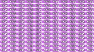 Optical Illusion Puzzle IQ Test: Within 7 Seconds Spot The Number 1243 among 123...