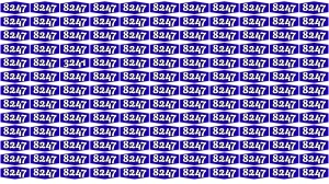 Optical Illusion Puzzle IQ Test: Within 8 Seconds Spot The Number 3241 among 824...