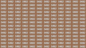 Optical Illusion Puzzle IQ Test: Within 8 Seconds Spot The Number 5432 among 548...