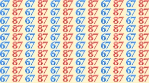 Optical Illusion: Within 6 Seconds Spot The Number 57 among 67 and 87