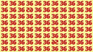 Optical Illusion: Within 8 Seconds Spot The Inverted Number 56 and 65 among 36