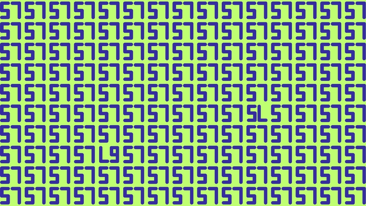 Optical Illusion: Within 8 Seconds Spot The Inverted Number 75 and 67 among 57