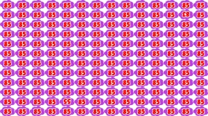 Optical Illusion: Within 8 Seconds Spot The Inverted Number 83 and 55 among 85